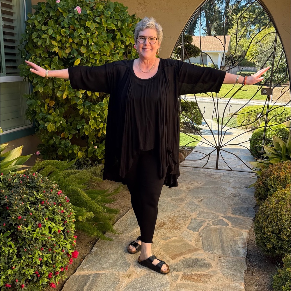 Donna Karan Black Tunic